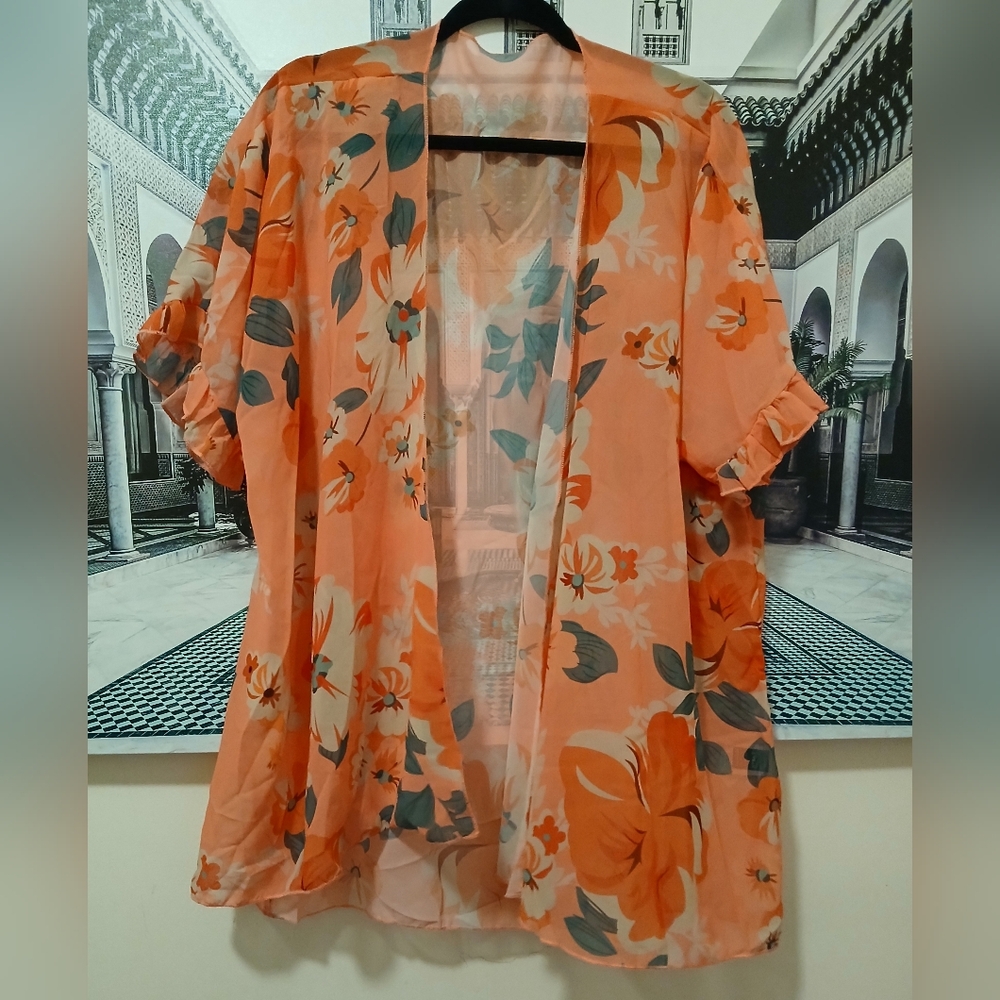 SHEIN FLORAL DUSTER